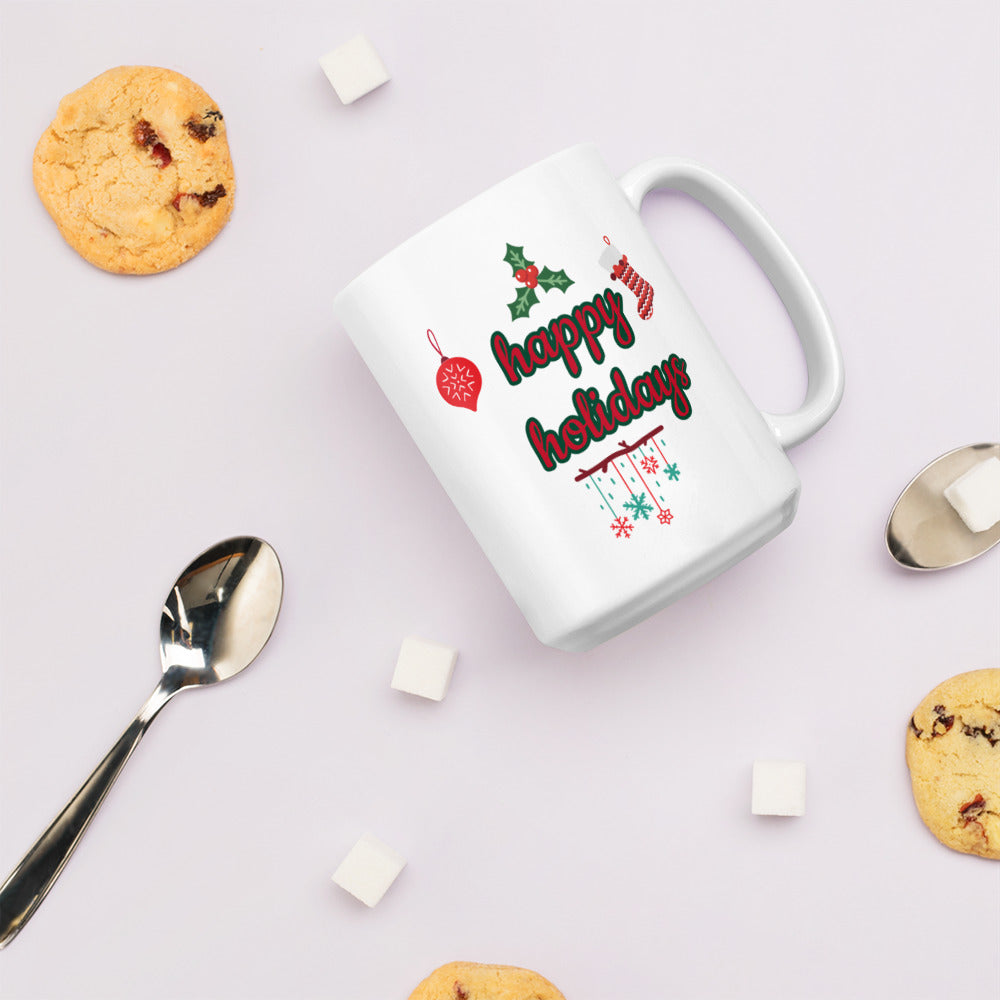 Happy Holidays mug